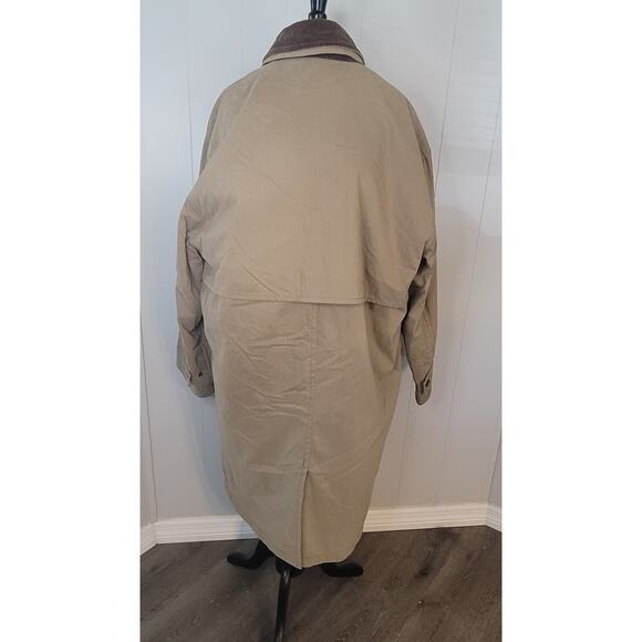 VTG London Fog Men’s Trench Coat 42R Beige Tan Removable Lining Thinsulate EUC - Picture 5 of 13